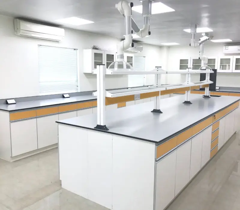 Modern lab furniture in Oman for hospitals, universities, and research labs